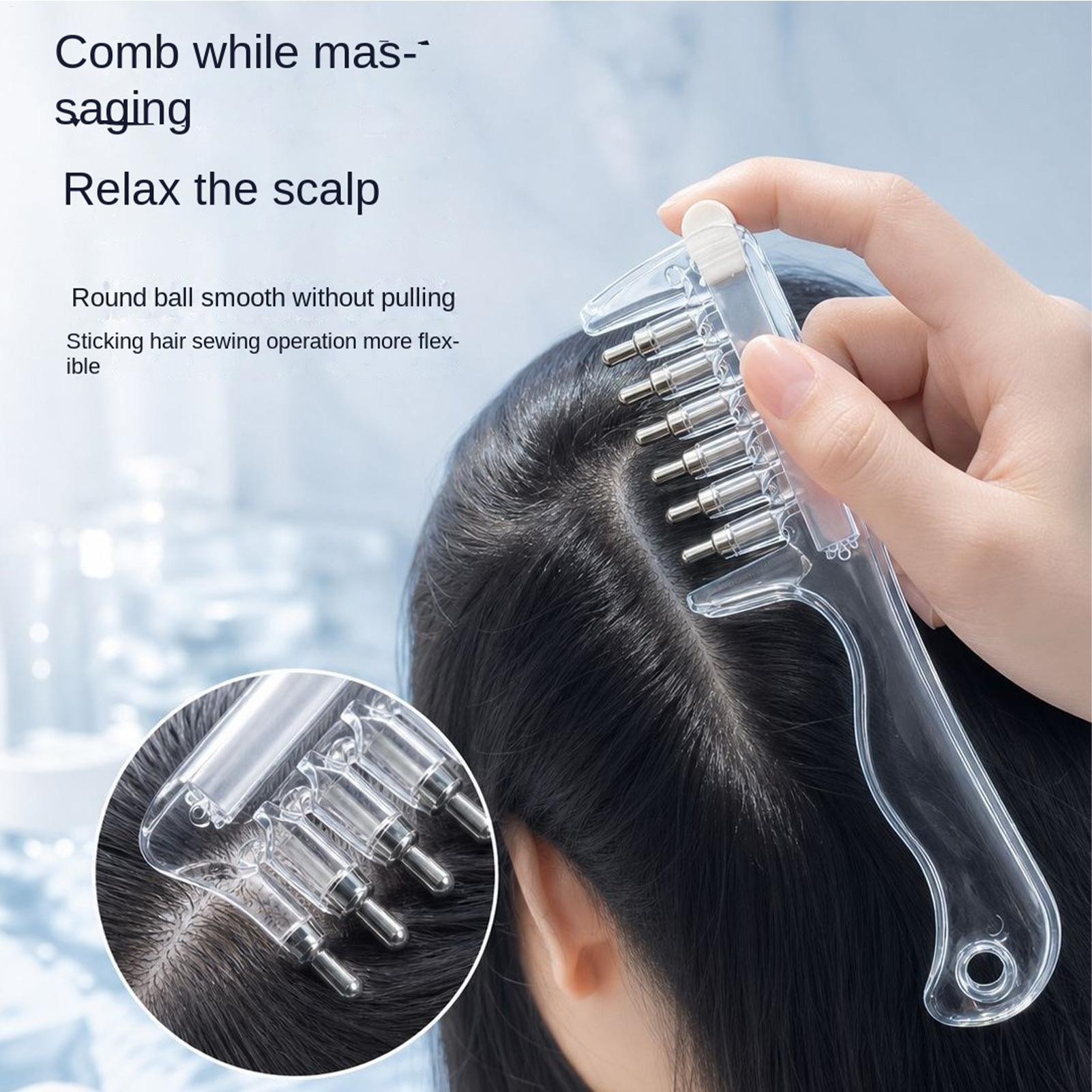Hair Care Serum - 1PC Portable Transparent Hair Root Comb