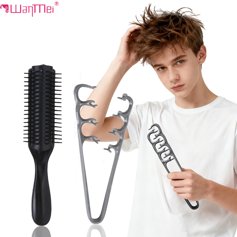 2Pcs 9-Rows Detangling Massage - Detangling Wide Comb 评论和价格