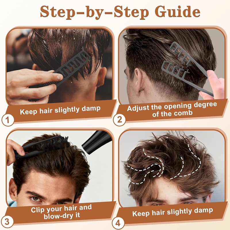 2Pcs 9-Rows Detangling Massage - Detangling Wide Comb 评论和价格