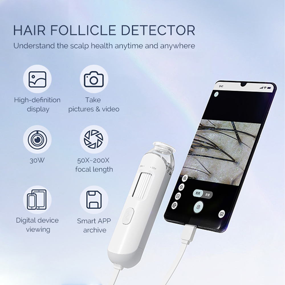 New 50X/200X Hair Follicles Sc - Hair Care Routine 评论和价格