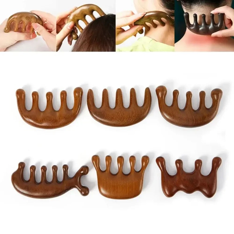 Gua Sha Massage Comb Wide Toot - Detangling Wide Comb 评论和价格