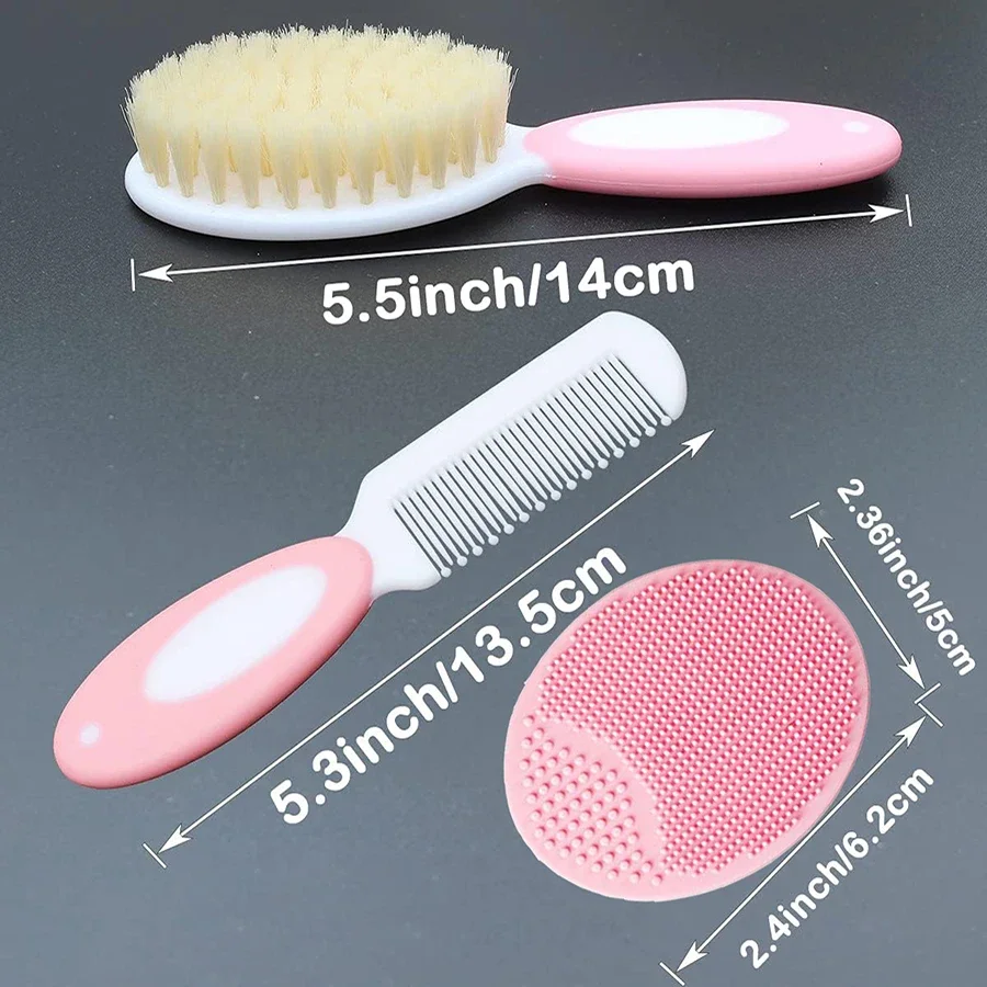 Baby Hair Brush Set for Newbor - Hair Care Routine 评论和价格