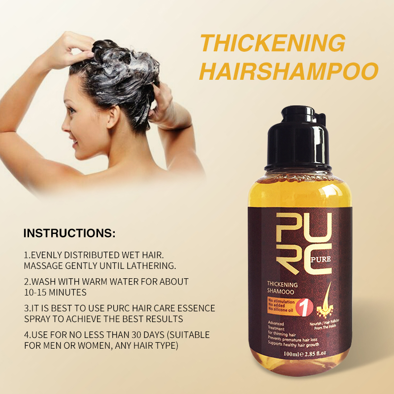 PURC Thickening Hair Growth Sh - Biotin Shampoo Thickening 评论和价格