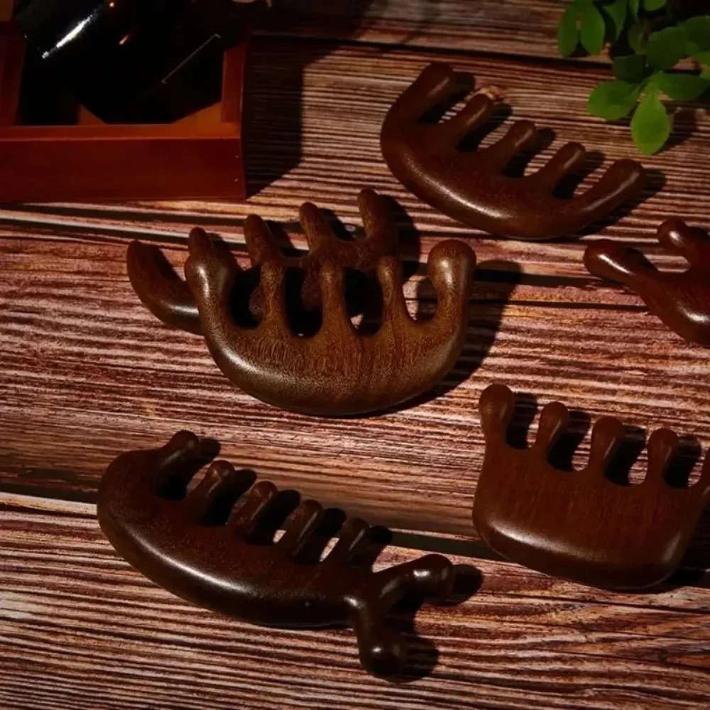 Wood Therapy Massage Comb Head - Detangling Wide Comb 评论和价格