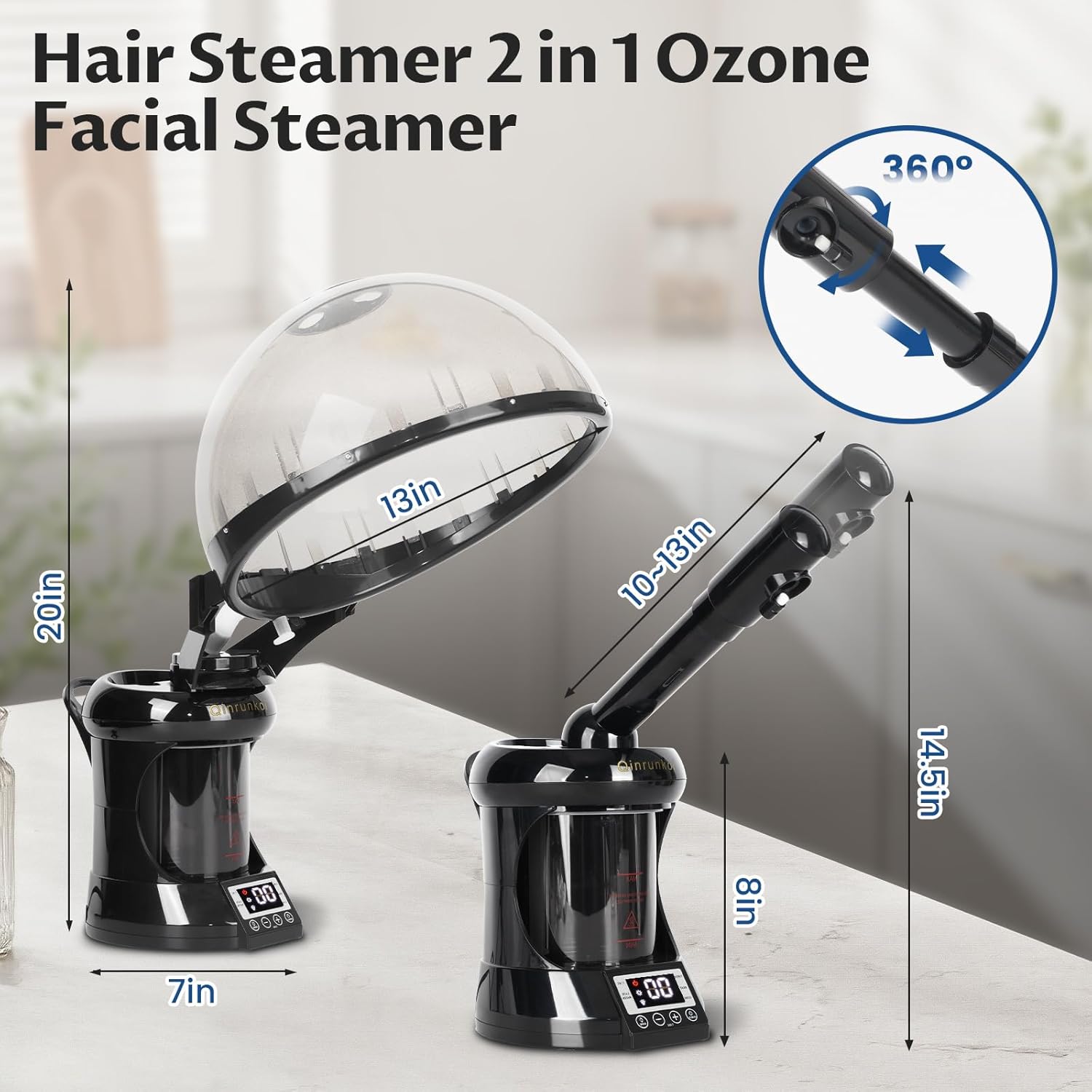 2-In-1 Ozone Hair Hood Steamer - Hair Care In Salon 评论和价格