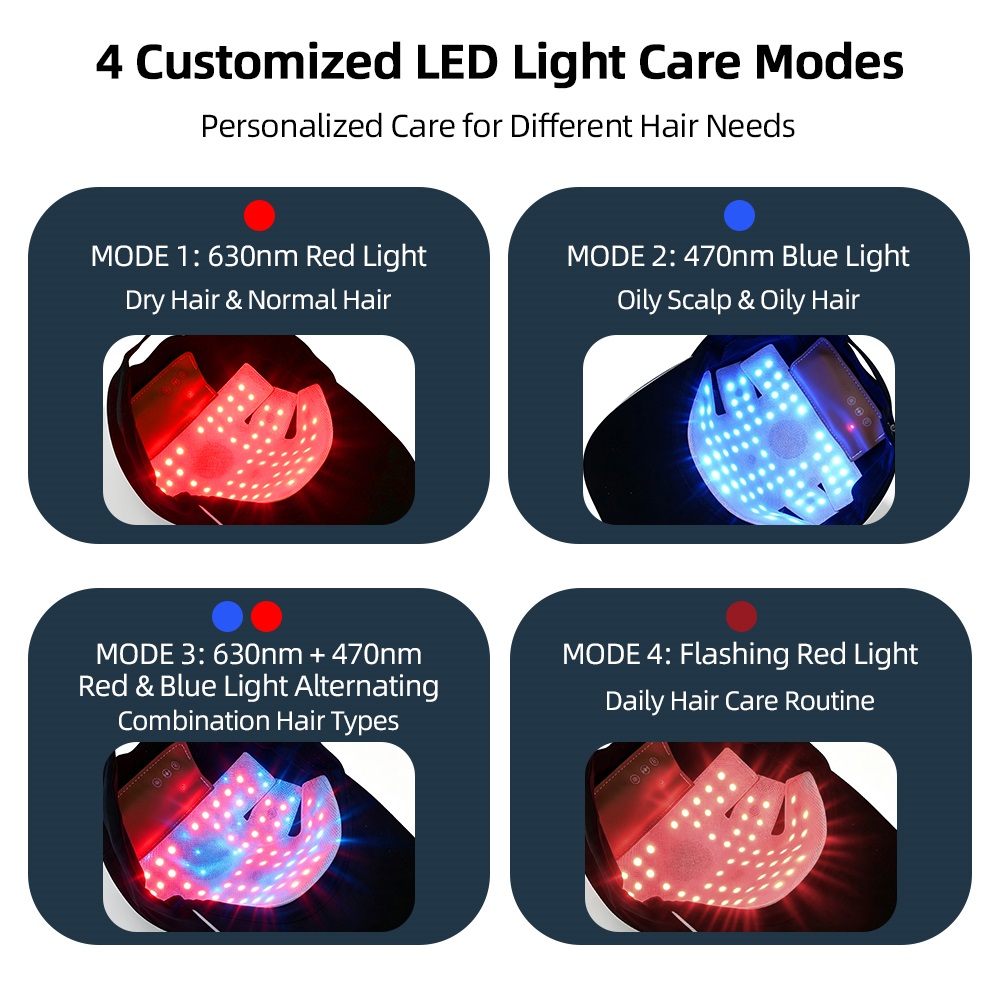 630nm Red Light+470nm Blue Lig - Hair Care With Protein 评论和价格