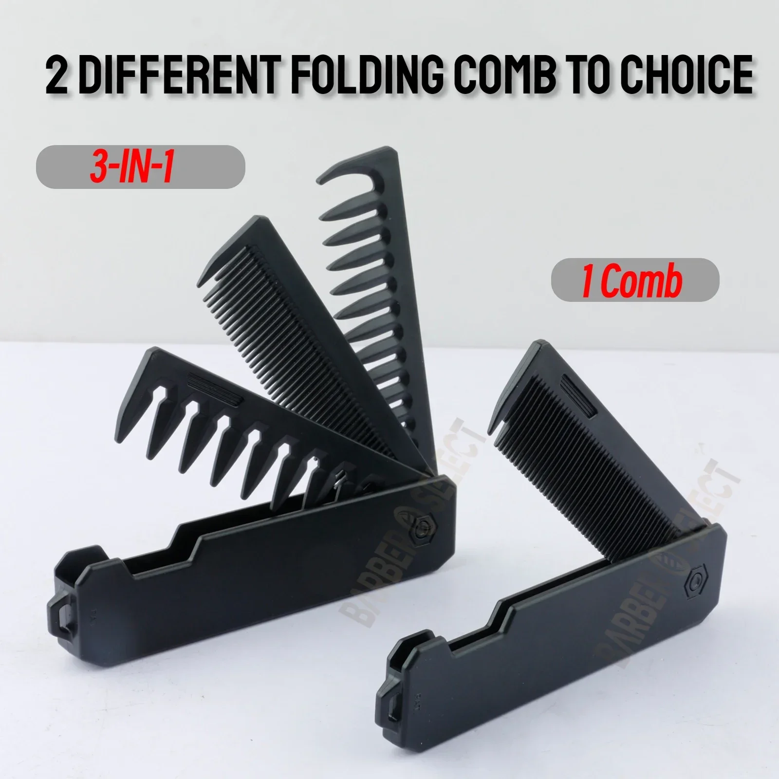 Newest 1/2/3 in 1 Portable Fol - Detangling Wide Comb 评论和价格