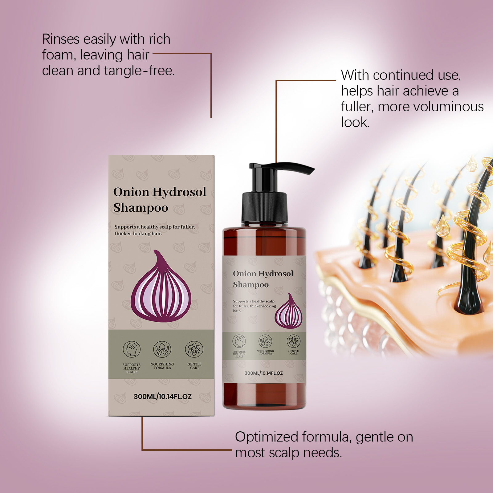 Onion Biotin Rosemary Shampoo  - Biotin Shampoo Thickening 评论和价格