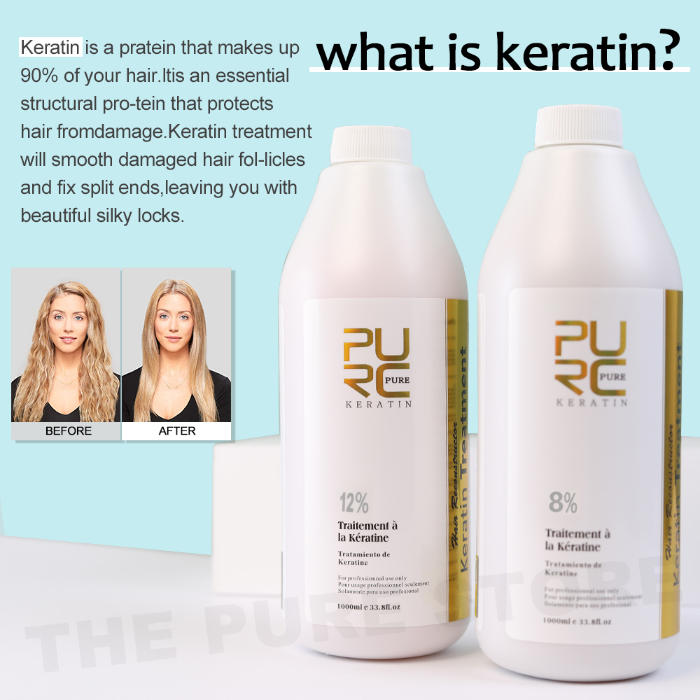 PURC 8% Keratin Smoothing Trea - Hair Care With Protein 评论和价格