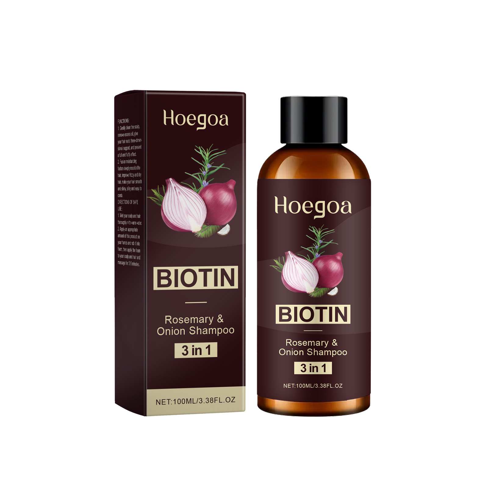 3 In 1 Rosemary Biotin Shampoo - Biotin Shampoo Thickening 评论和价格