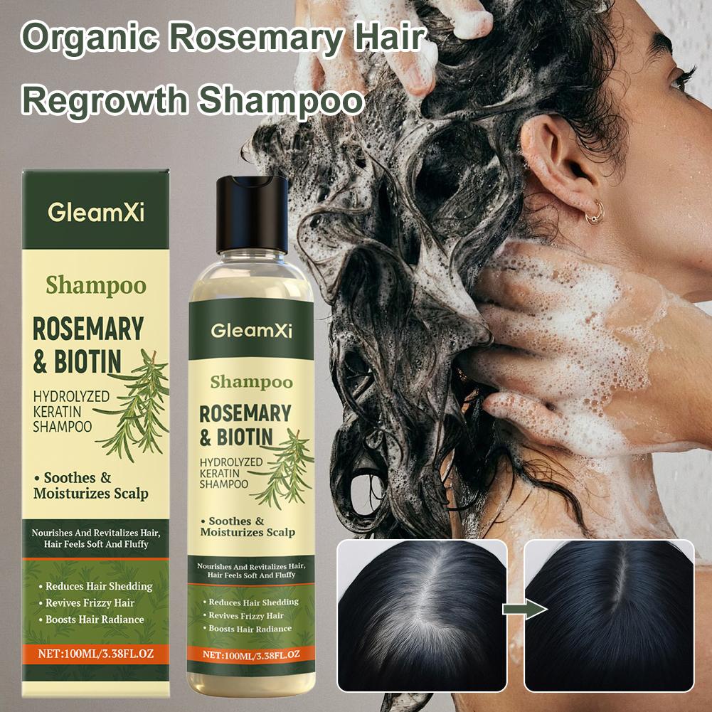 GleamXi Rosemary Biotin Shampo - Biotin Shampoo Thickening 评论和价格