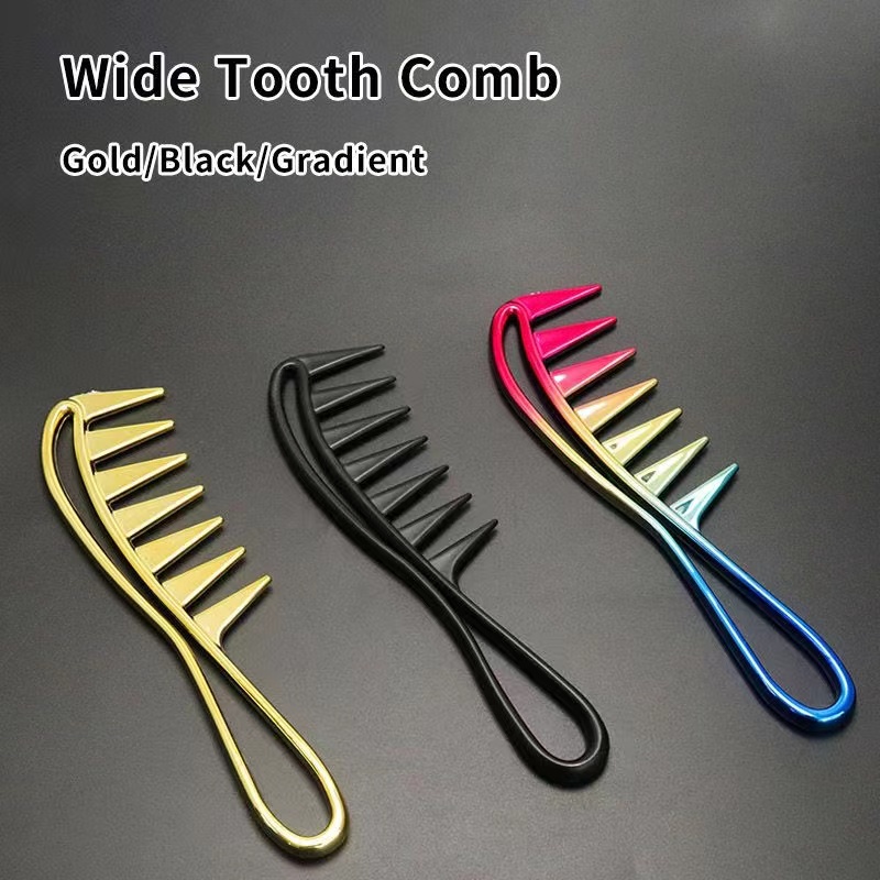 Hairdresser Portable Multi Col - Detangling Wide Comb 评论和价格